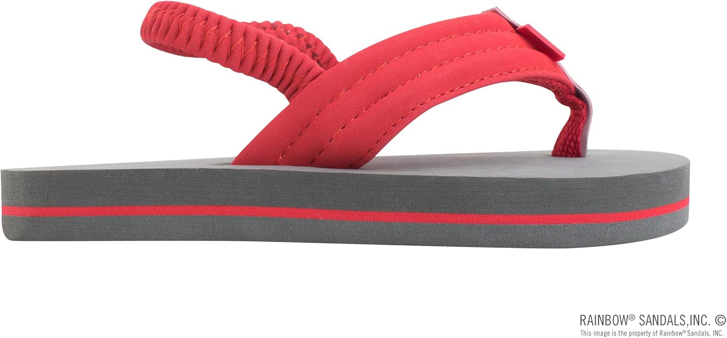Детские сандалии Rainbow Sandals Grombow с мягкой резиновой подошвой, неопрена ремешком и задним ремешком, серый — фото 4