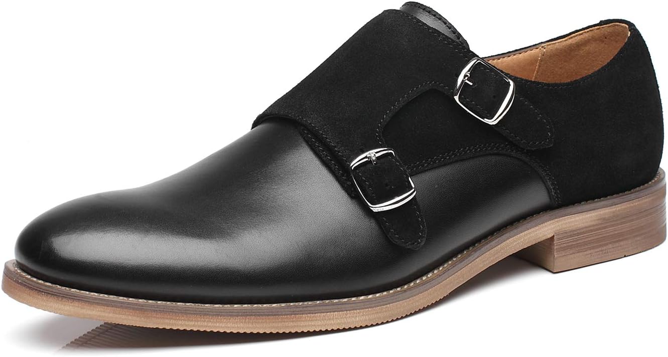 

Мужские кожаные лоферы La Milano с двойным ремешком-монком, черный