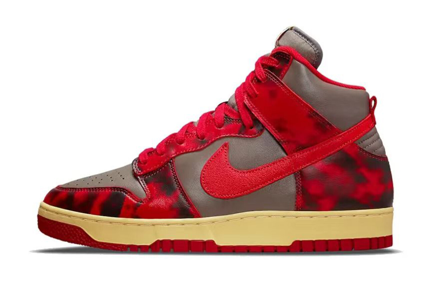 

Кроссовки Nike Dunk Skateboard Shoes Unisex High-Top Red Black