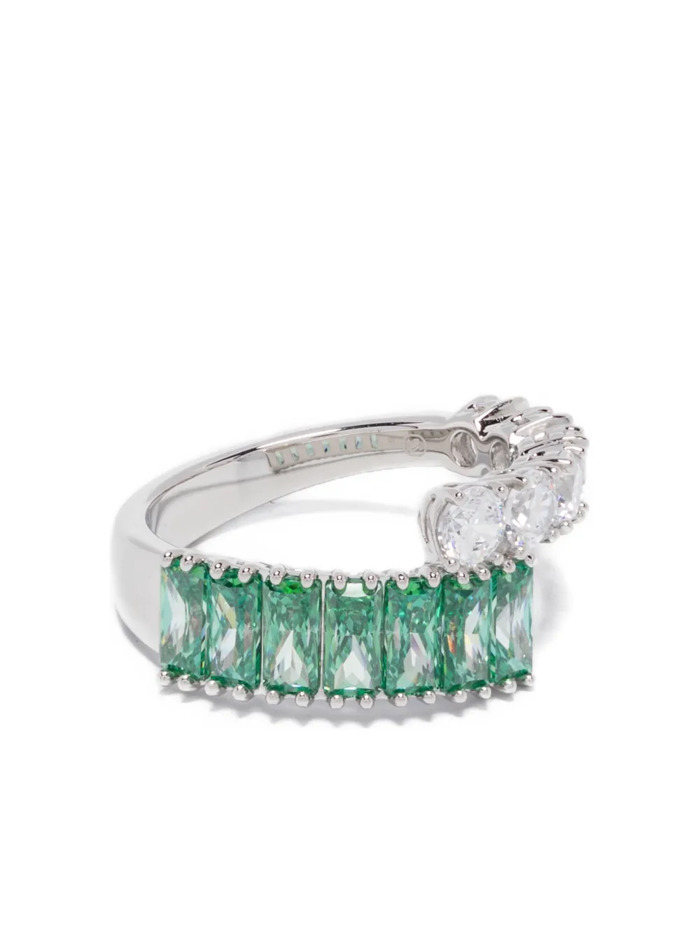 

Кольцо из кристалла Matrix со смешанной огранкой Swarovski, зеленый