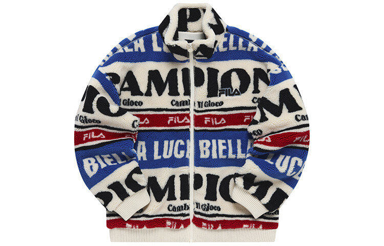 

Флисовая куртка мужская кремовая Fila Fusion