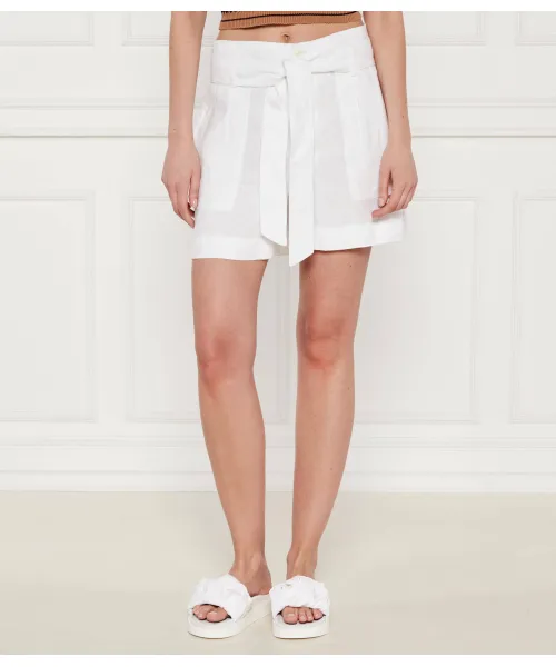

Льняные шорты Regular fit Lauren Ralph Lauren, белый