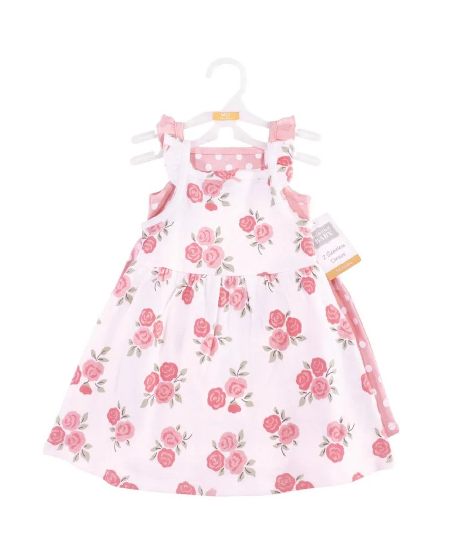 Комплект из 2 платьев без рукавов Hudson Baby, soft розовый розовыйs — фото 2