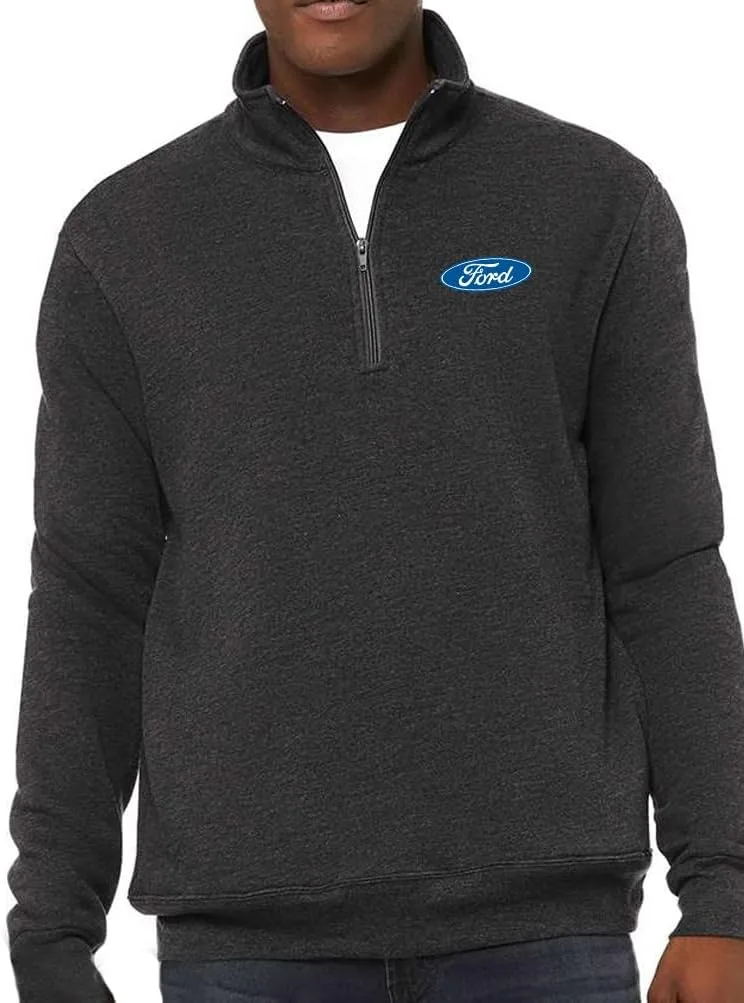 

Свитшот Ford Oval Emblem 1/4 Zip без капюшона Buy Cool Shirts