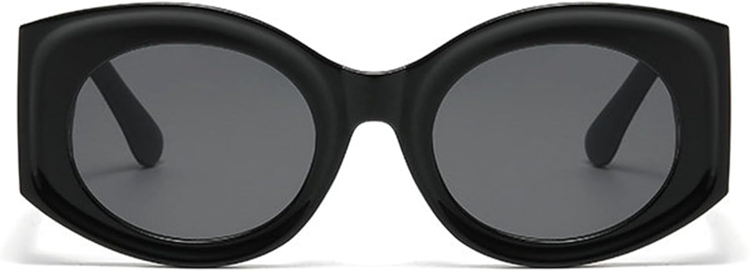 

Солнцезащитные очки Willochra в стиле 90-х: большие очки «кошачий глаз» для женщин, модные круглые солнцезащитные очки, стильные ретро-очки овальной формы, очки с защитой от УФ-излучения UV400, C7