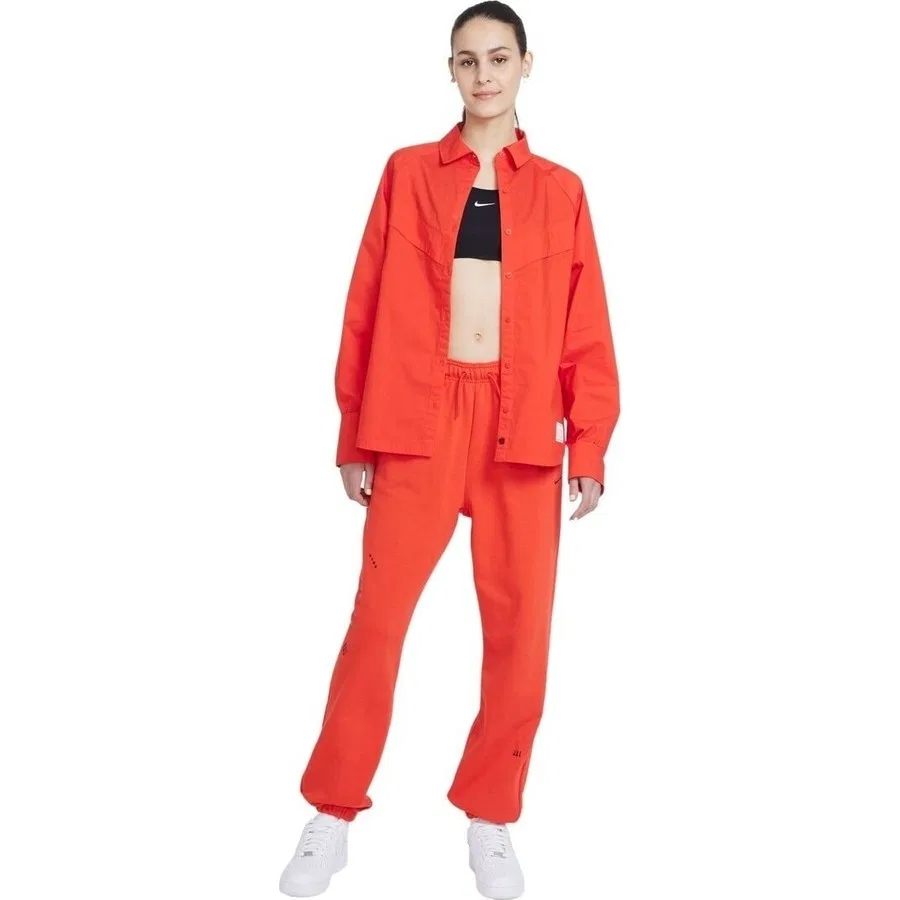 Спортивные штаны с принтом Icon Clash Nike, Оранжевый — фото 2