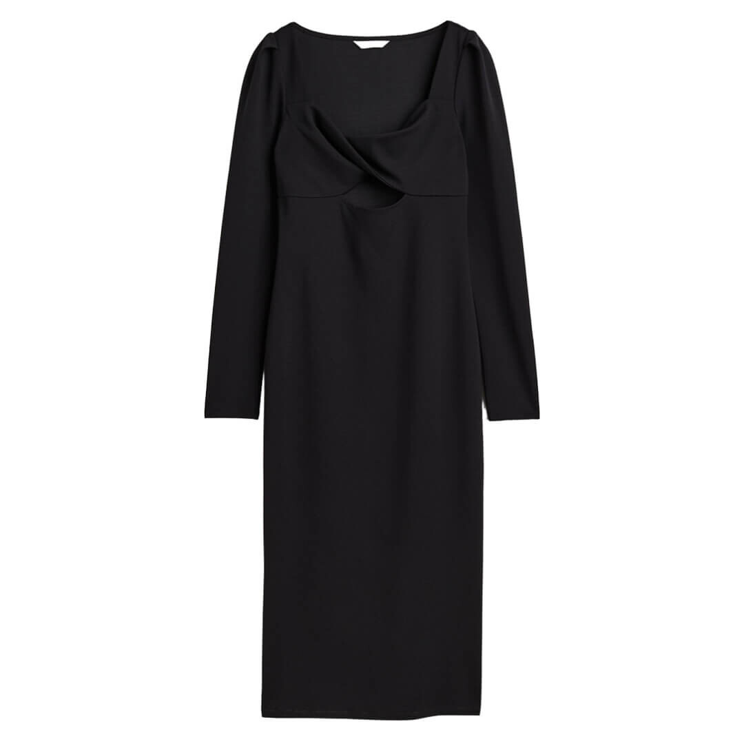 

Платье H&M Cut-out Bodycon, черный