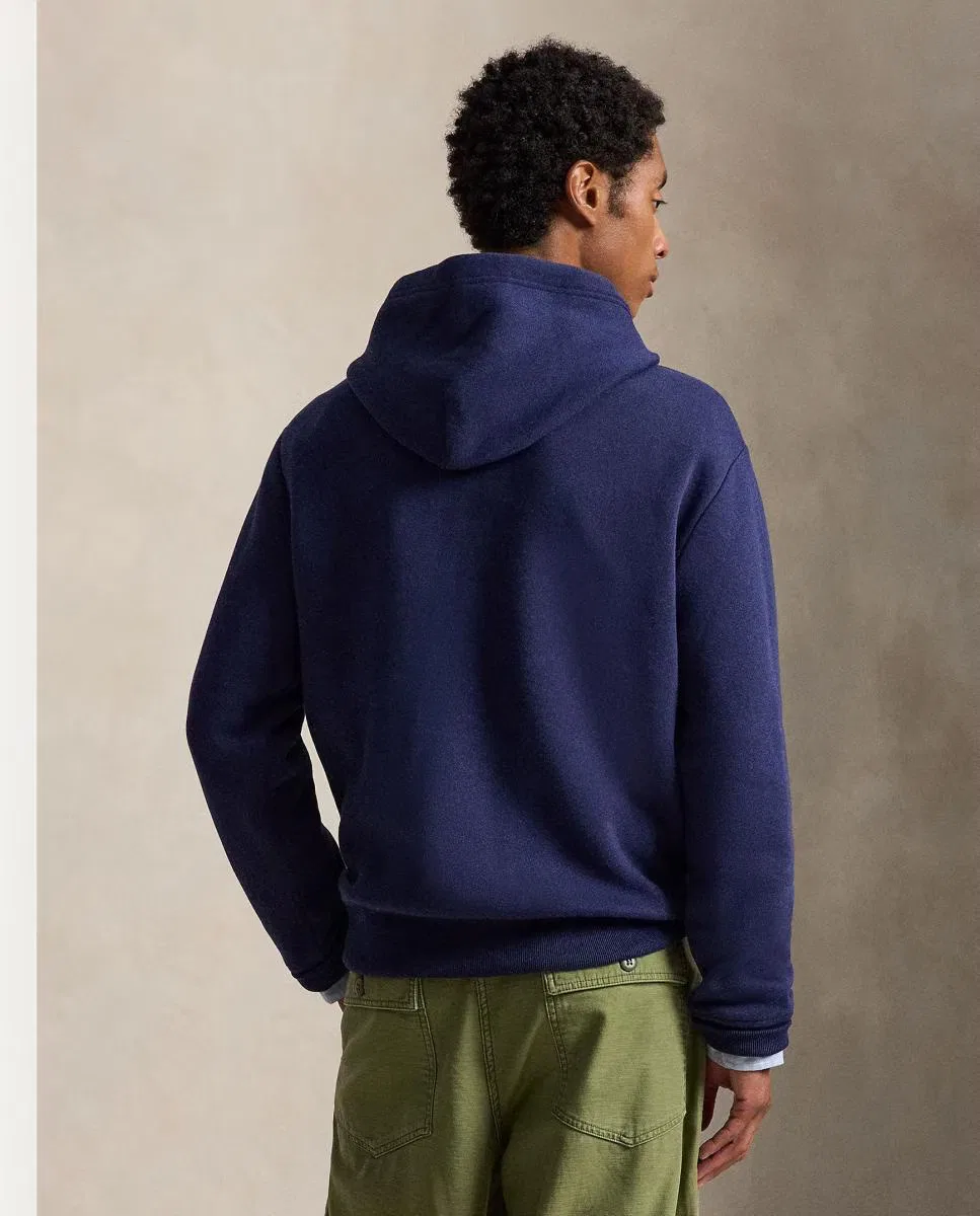 Мужская толстовка с капюшоном, Bolsillo Canguro Logo, Polo Ralph Lauren, темно-синий — фото 2