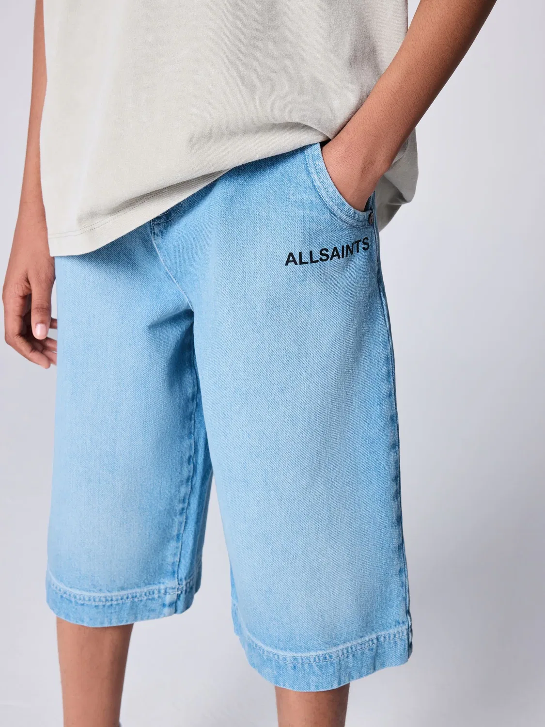 Шорты джинсовые smALLSAINTS Denim Jort, голубой — фото 3