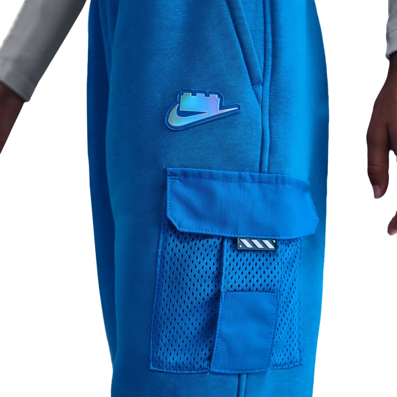Брюки для мальчиков NSW Club Fleece Loose Nike, цвет Cobalt Blitz/Cobalt Blitz — фото 2