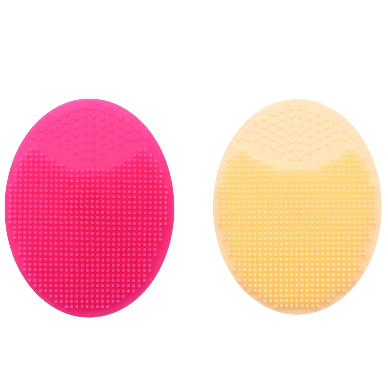 Силиконовая щетка для лица Peukerty, 2 шт, 18 г, Light Purple/Green/Pink/Black/Orange/Sky Blue/Yellow/Rose Red — фото 2