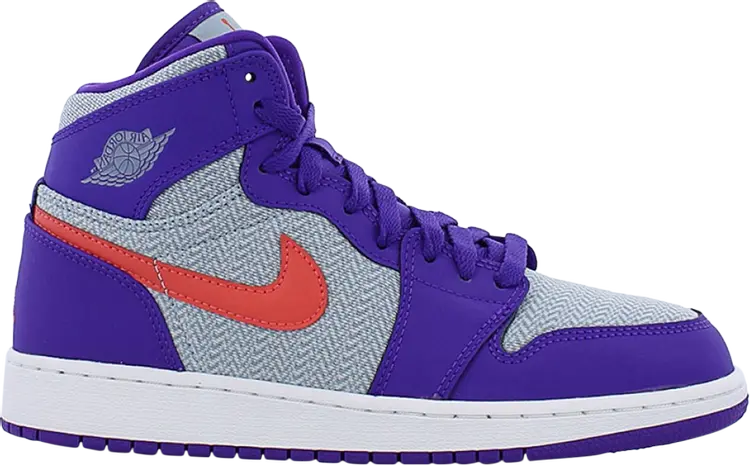 

Кроссовки Air Jordan 1 Retro High GG Fierce Purple, серый, Серый;синий, Кроссовки Air Jordan 1 Retro High GG Fierce Purple, серый