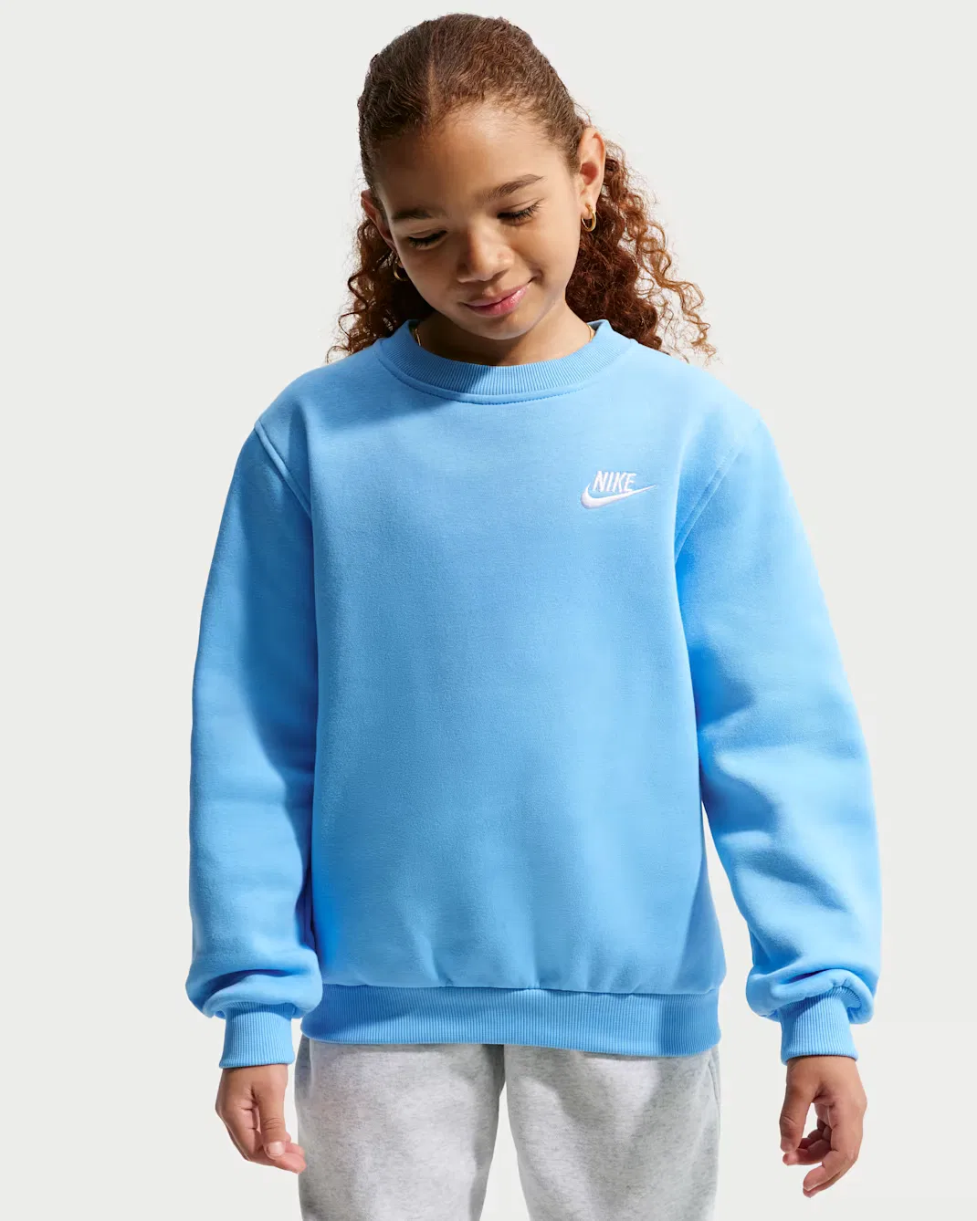 Толстовка для детей постарше Nike Sportswear Club Fleece, Football Blue/White — фото 2
