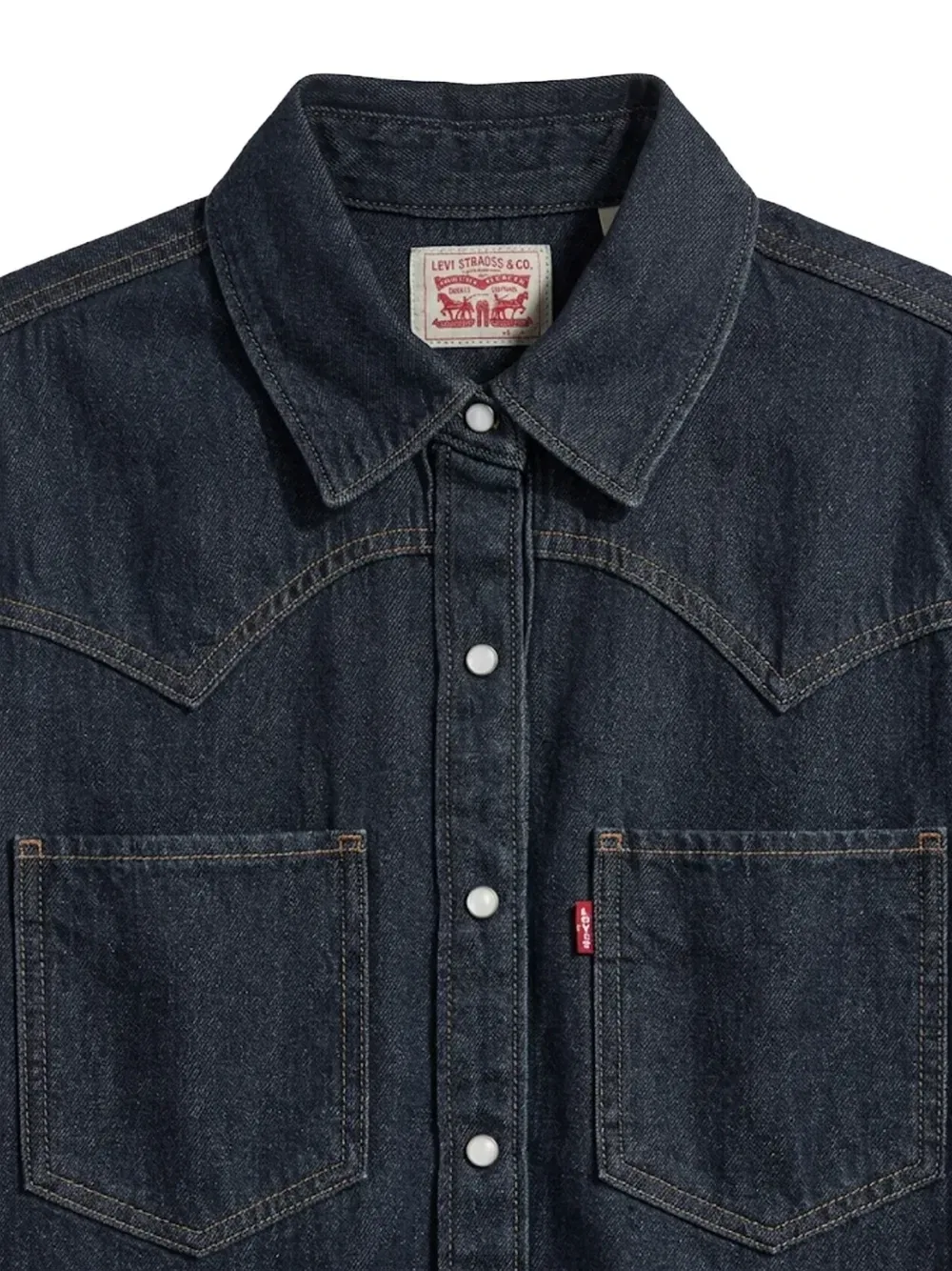 Рубашка Teodora в западном стиле Levi's, синий — фото 3