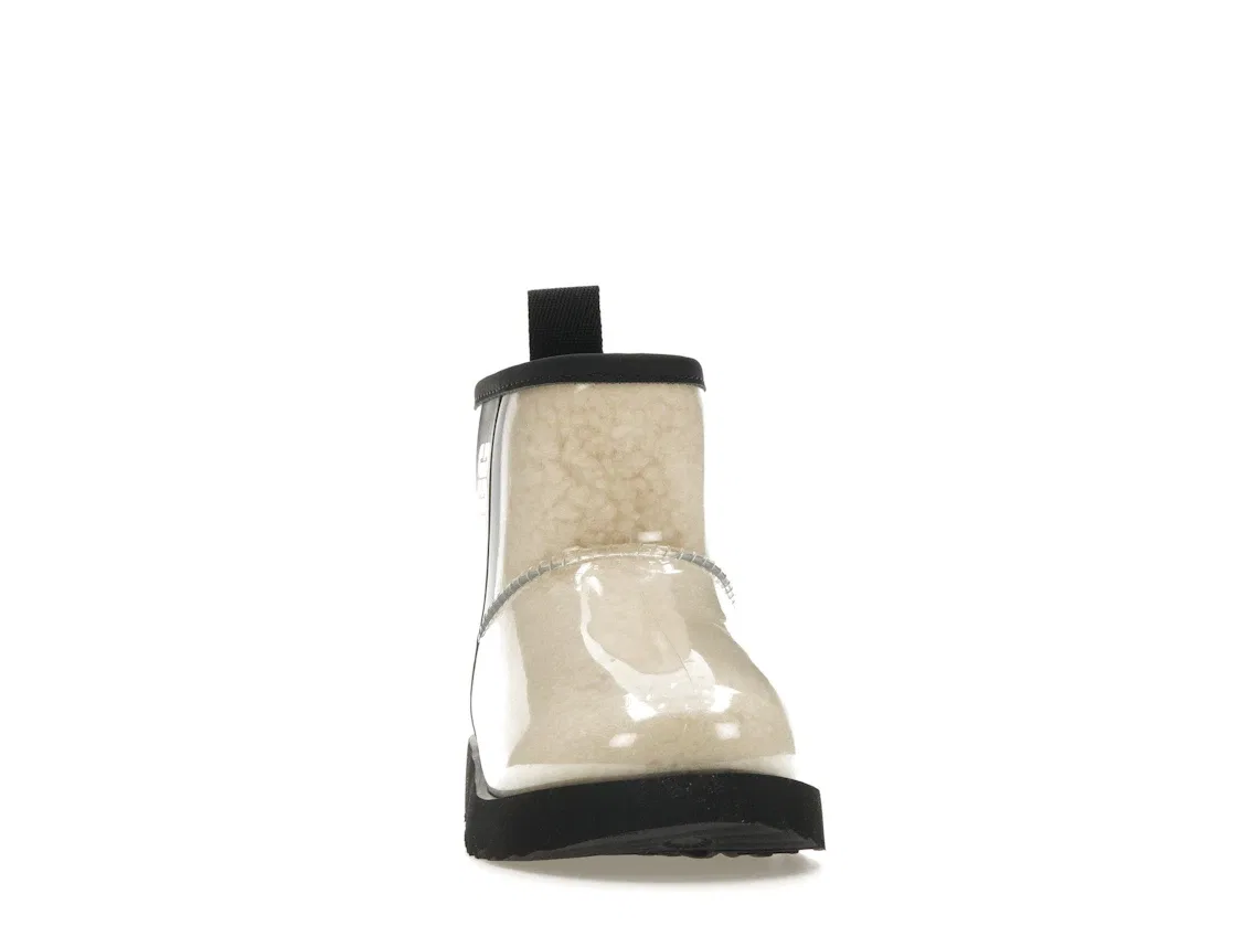 Детские ботинки с коротким голенищем UGG Classic Clear Mini II Boot, Natural Black — фото 2