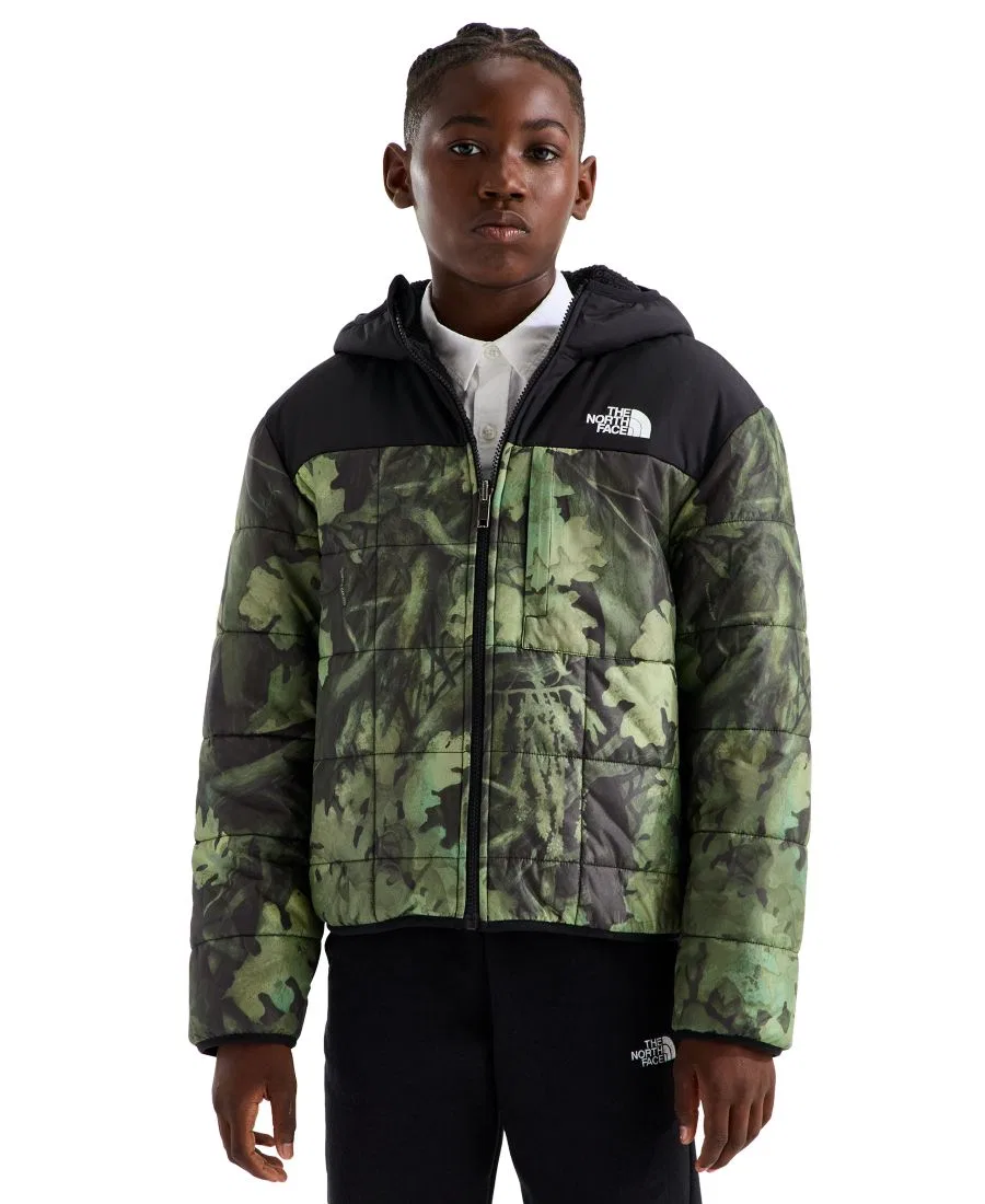 Детская куртка-худи на молнии Shasta Reversible The North Face, New Taupe Green