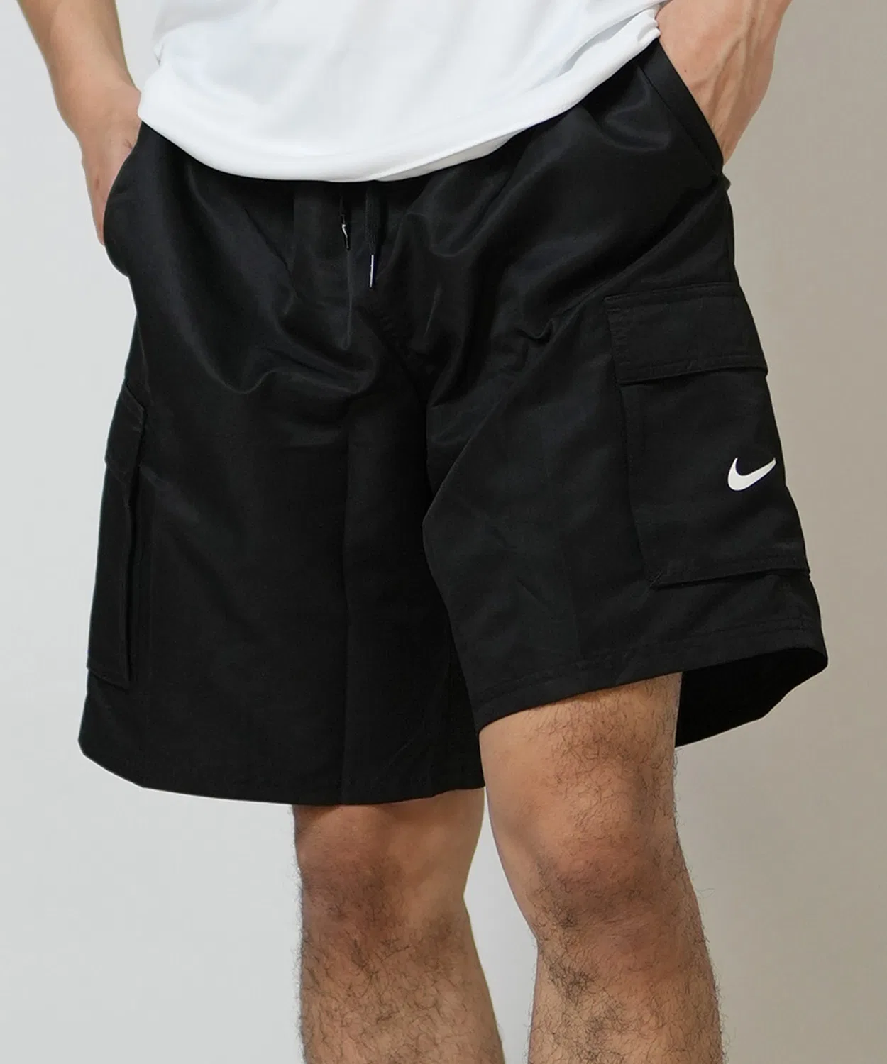 Мужские плавки-шорты с принтом NIKE, Black