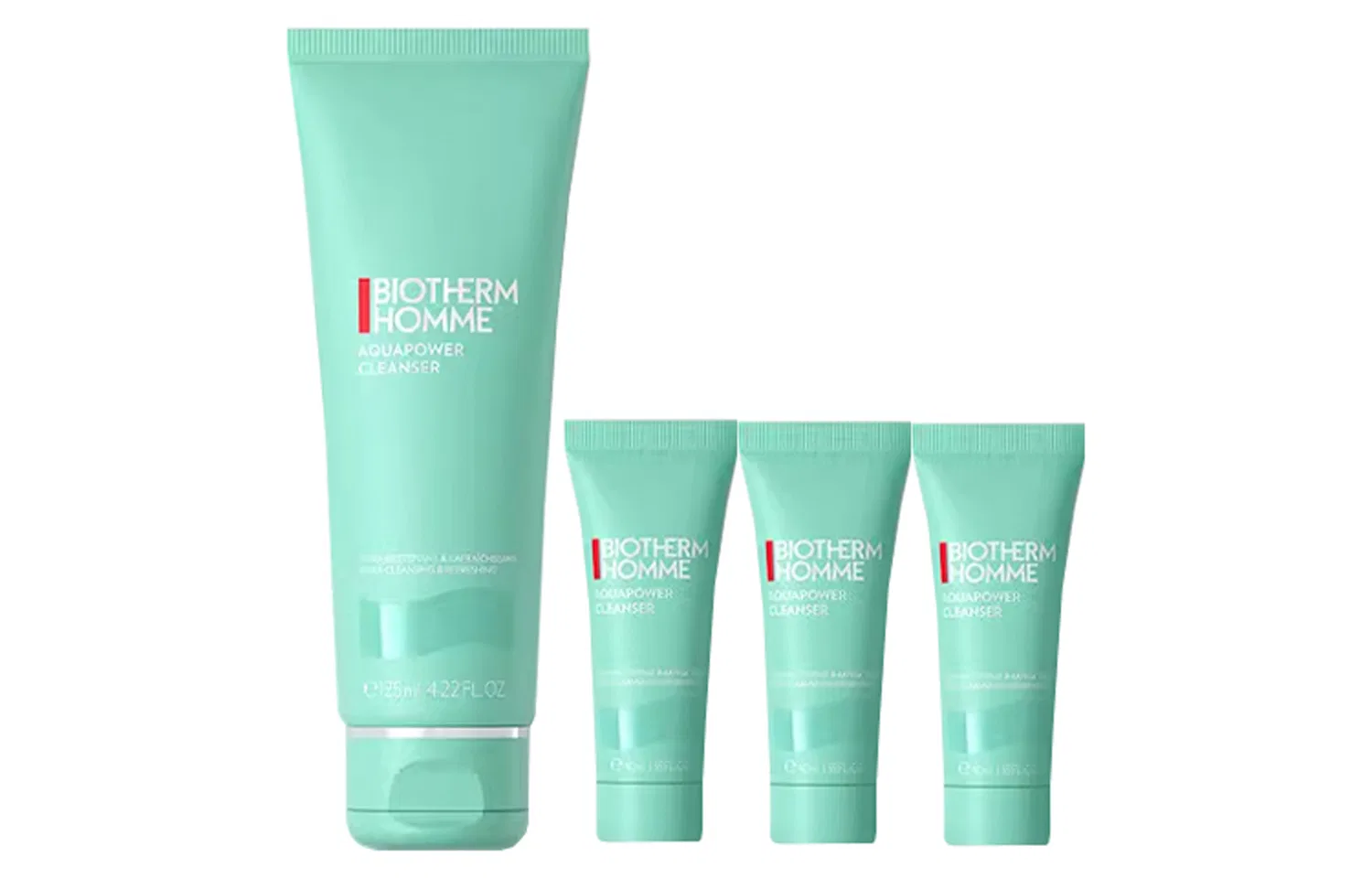 Мужской очищающий гель для лица Hydramas, 125 мл + 3×40 мл, BIOTHERM