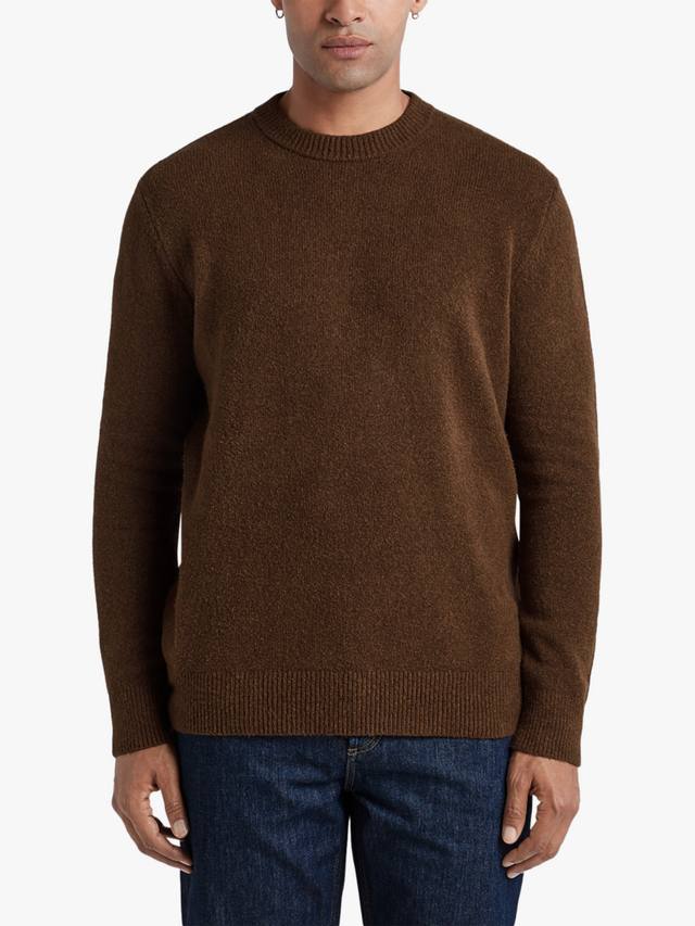 

Джемпер с круглым вырезом из хлопковой смеси DENHAM