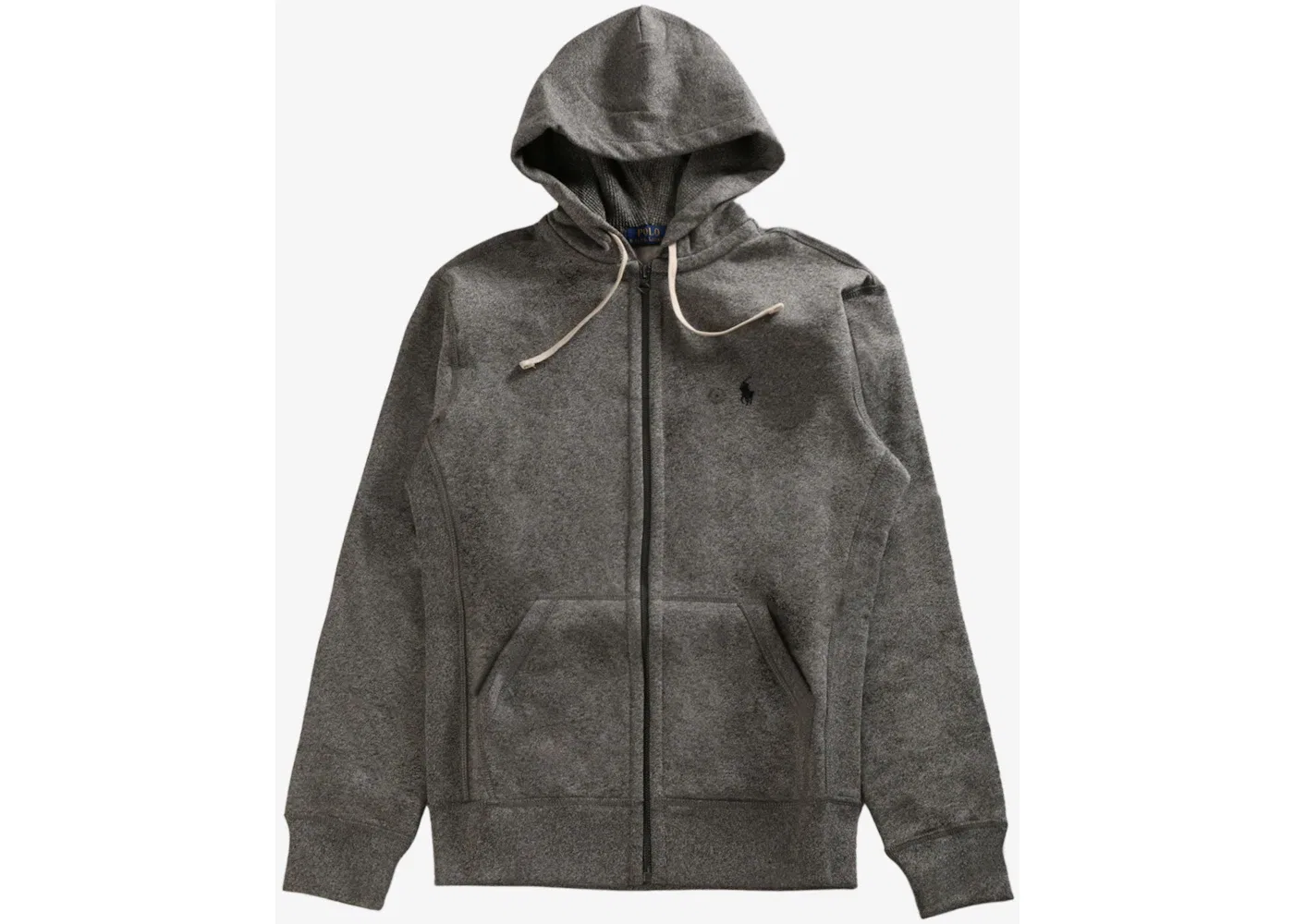 Мужская худи на молнии с флисом Hoodie Polo Ralph Lauren, Ash Grey Heather