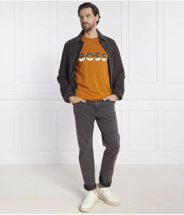 Мужские джинсы slim fit Delaware BOSS, Grafite — фото 2