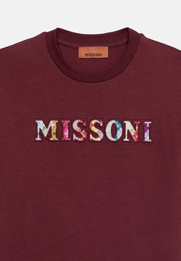 Футболка с принтом Missoni, сливовый — фото 4