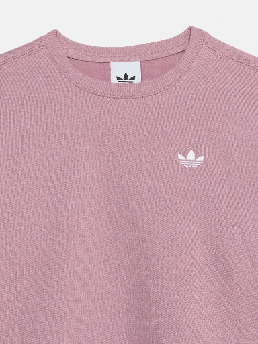 Спортивный костюм ADIDAS ORIGINALS «Свободный крой и широкие брюки, комплект для подростков и малышей» сиреневого цвета — фото 4