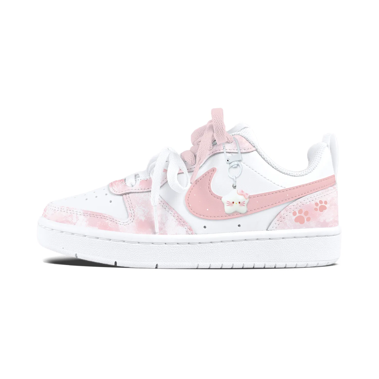 Детские кеды для скейтбординга Light Pink Nike Court Borough