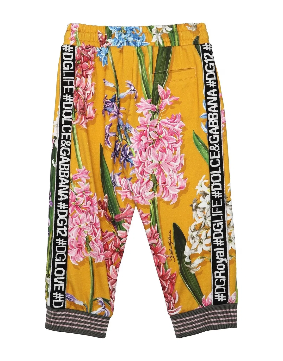 Брюки из флиса с принтом Dolce&Gabbana, оранжевый — фото 2