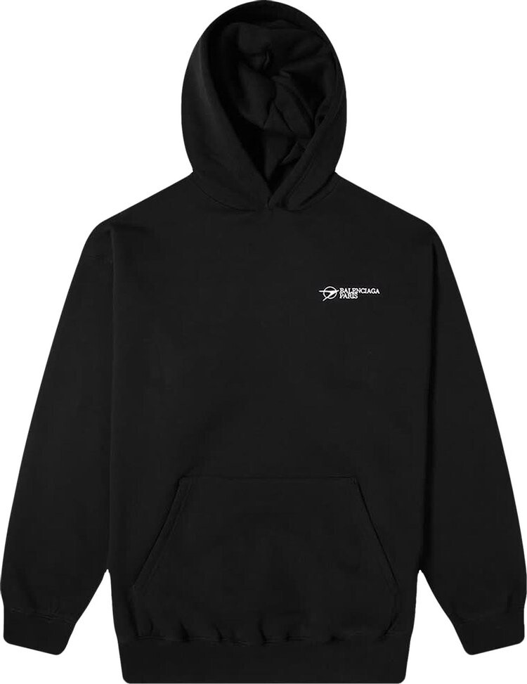 

Худи Balenciaga Large Fit Hoodie Black, черный