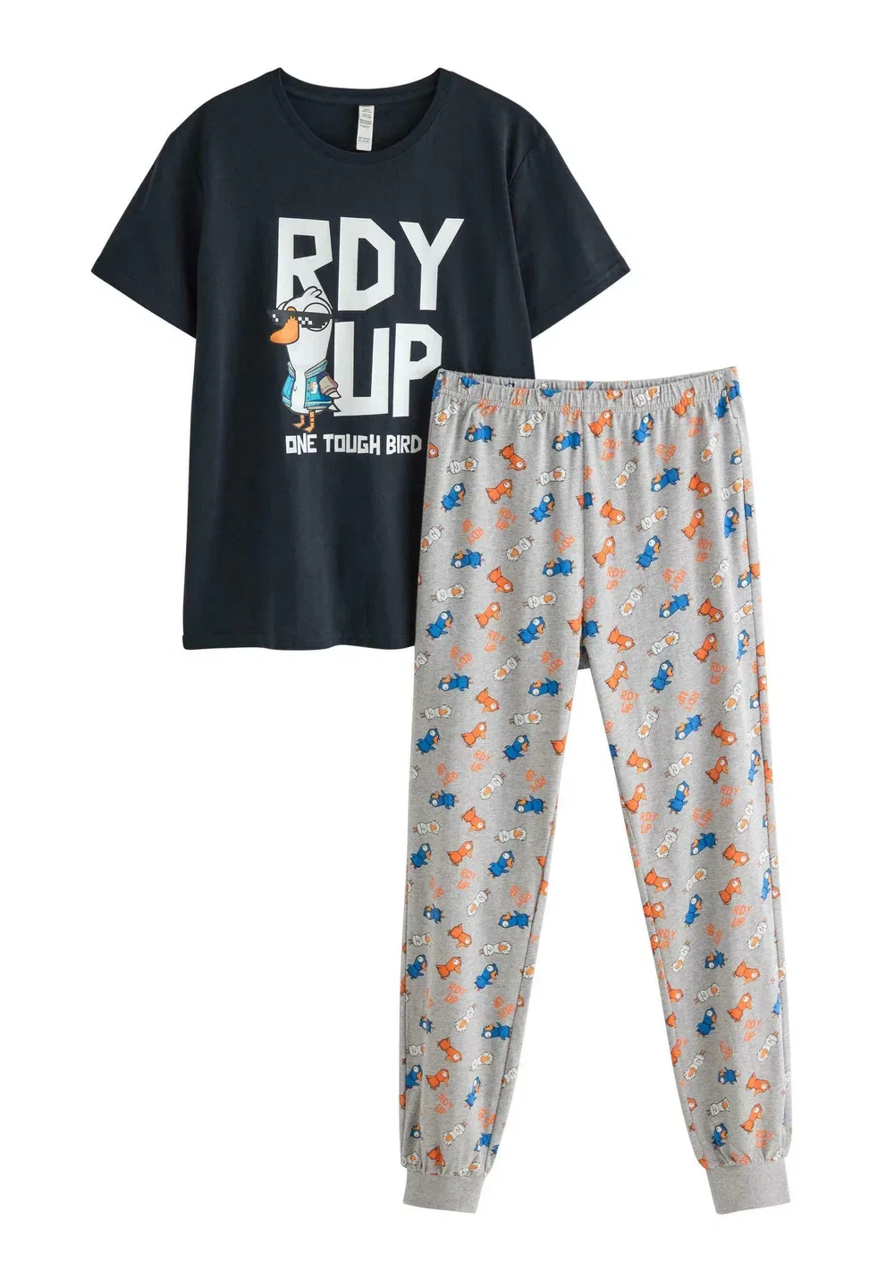 Пижамный комплект «Гусь, гусь, утка» Lindex, Dark Navy