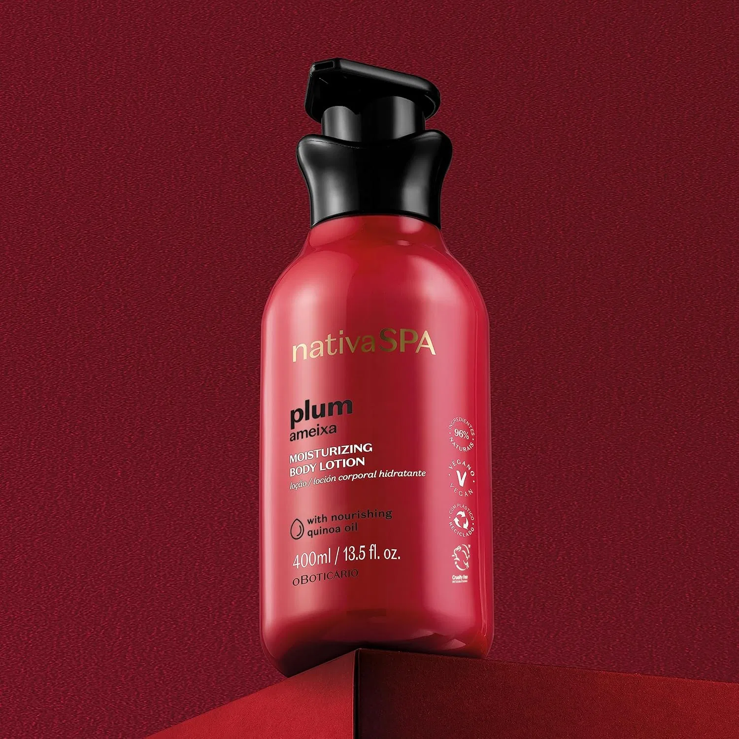 Набор для ухода за телом Nativa SPA Plum, O Boticário, крем для тела 400 мл, крем для рук 75 г, гель для душа 200 г — фото 3