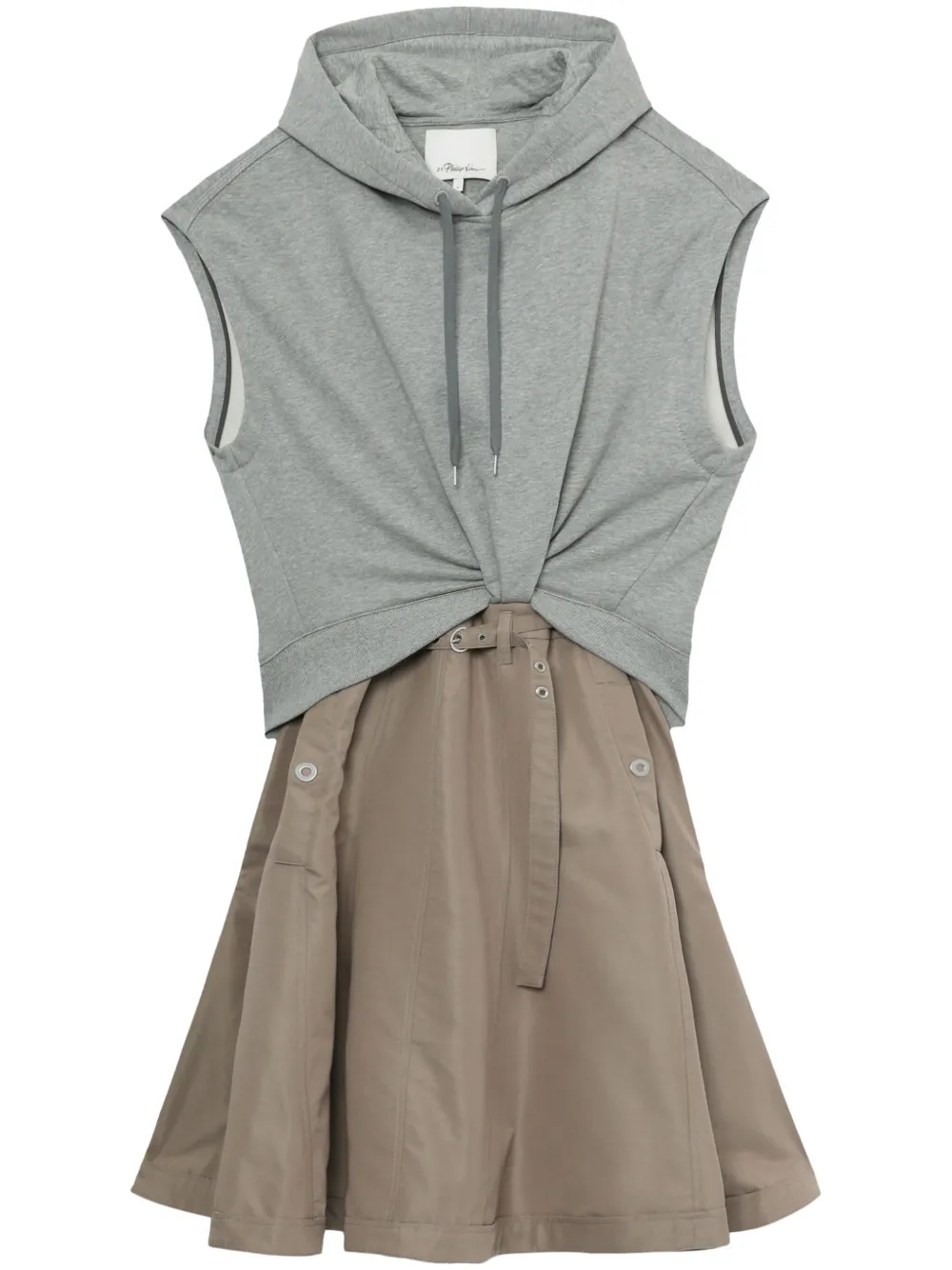 

Платье-толстовка 3.1 Phillip Lim, серый