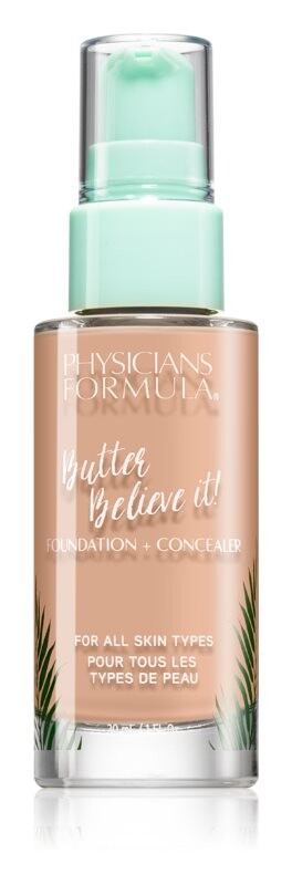 

Кремовый консилер и тональный крем в одном Physicians Formula Butter Believe It!, оттенок Light 30 мл