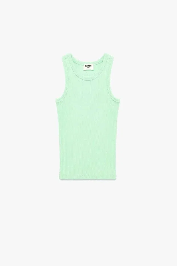 Детская футболка для девочек хлопковая Koton, Green — фото 4