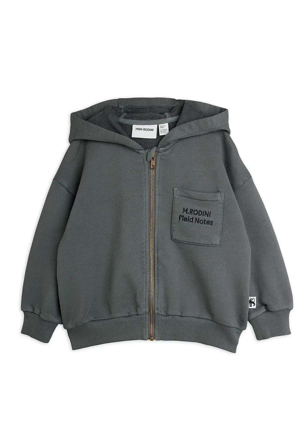 Унисекс - толстовка на молнии Mini Rodini, Grey