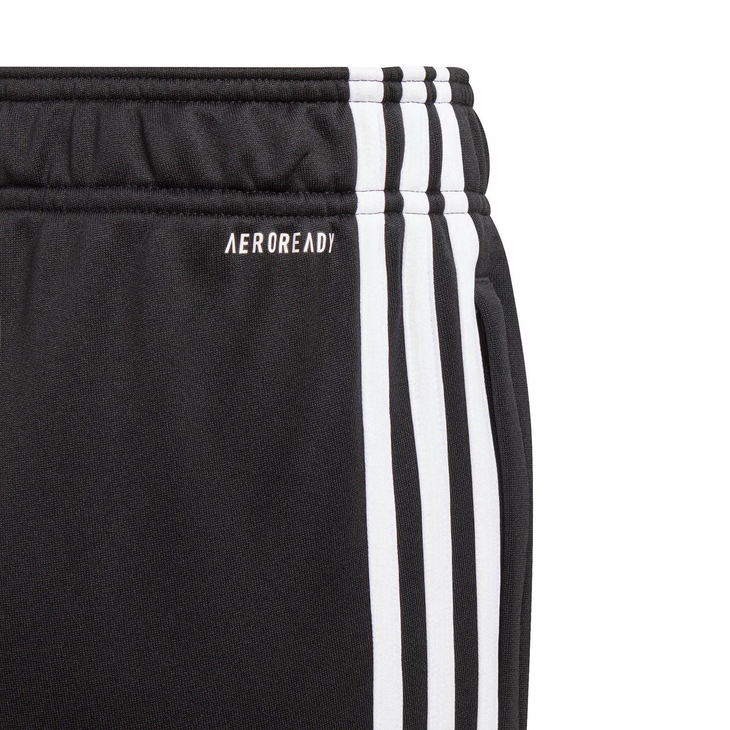 Детские спортивные штаны с лампасами adidas D2M 3 Stripes Pant, Schwarz Weiss — фото 3