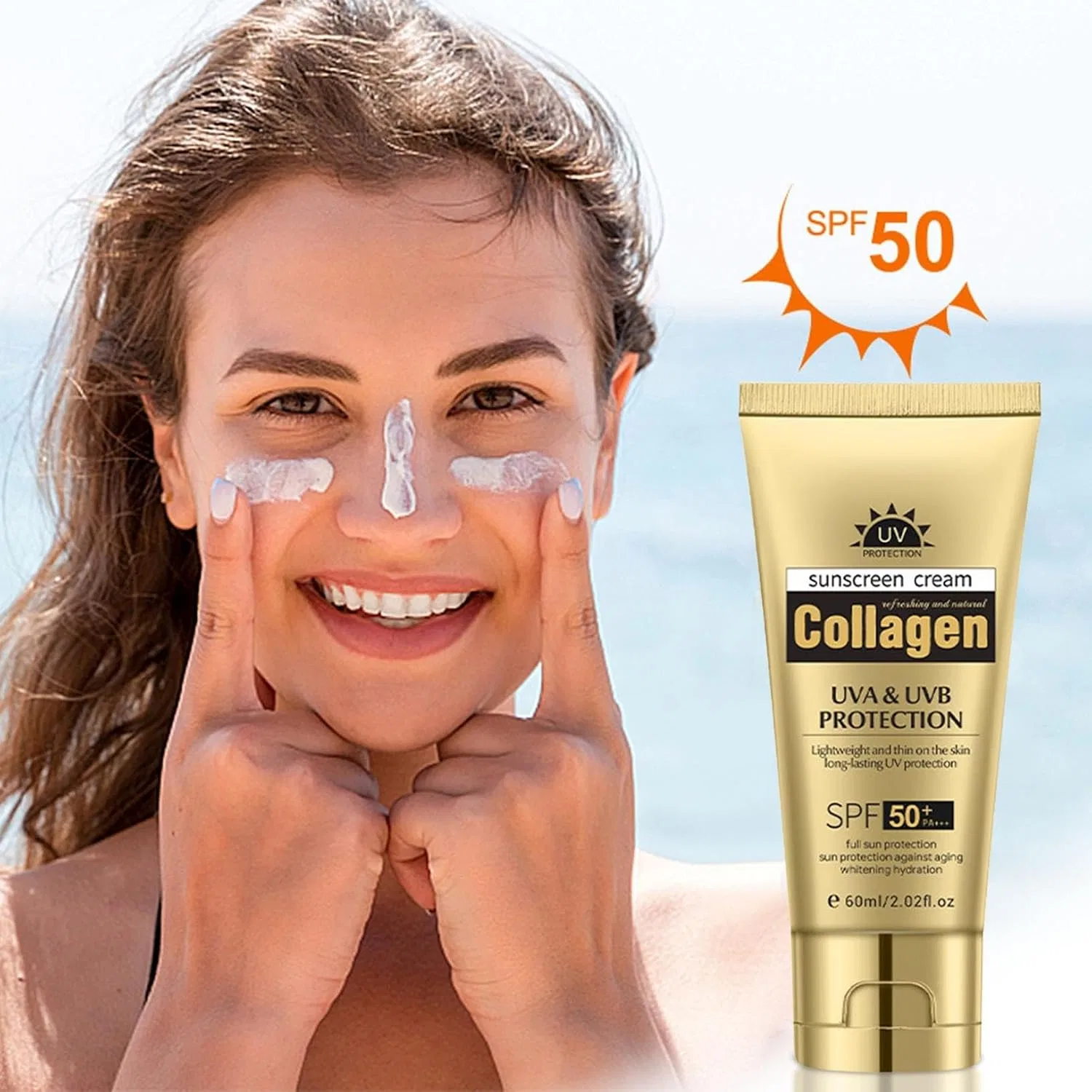 Солнцезащитный крем для лица, SPF 50, Notgurli, 60 мл — фото 4
