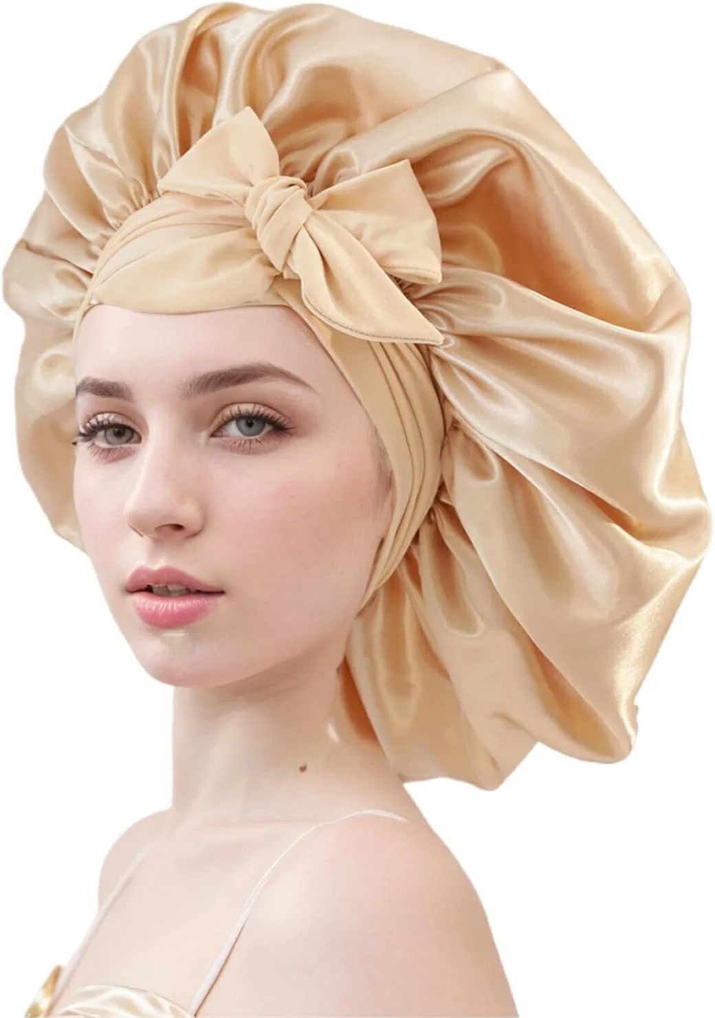Шапочка для душа с широкими полями, Satin, Budiniao, 58 см