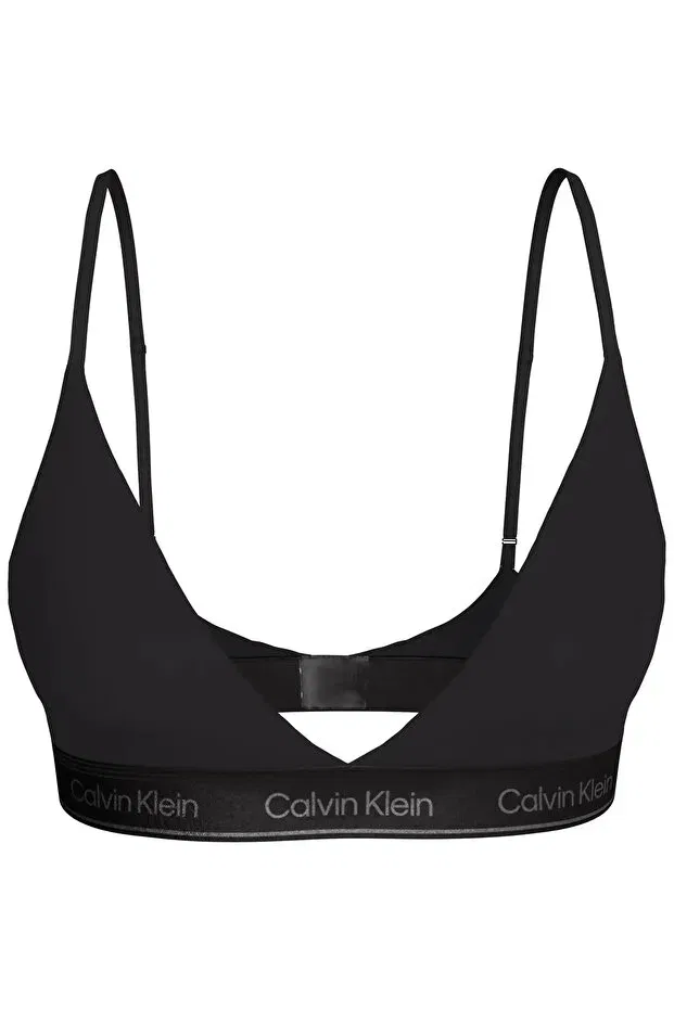 Женский спортивный бюстгальтер с треугольной чашкой Calvin Klein, Black — фото 2