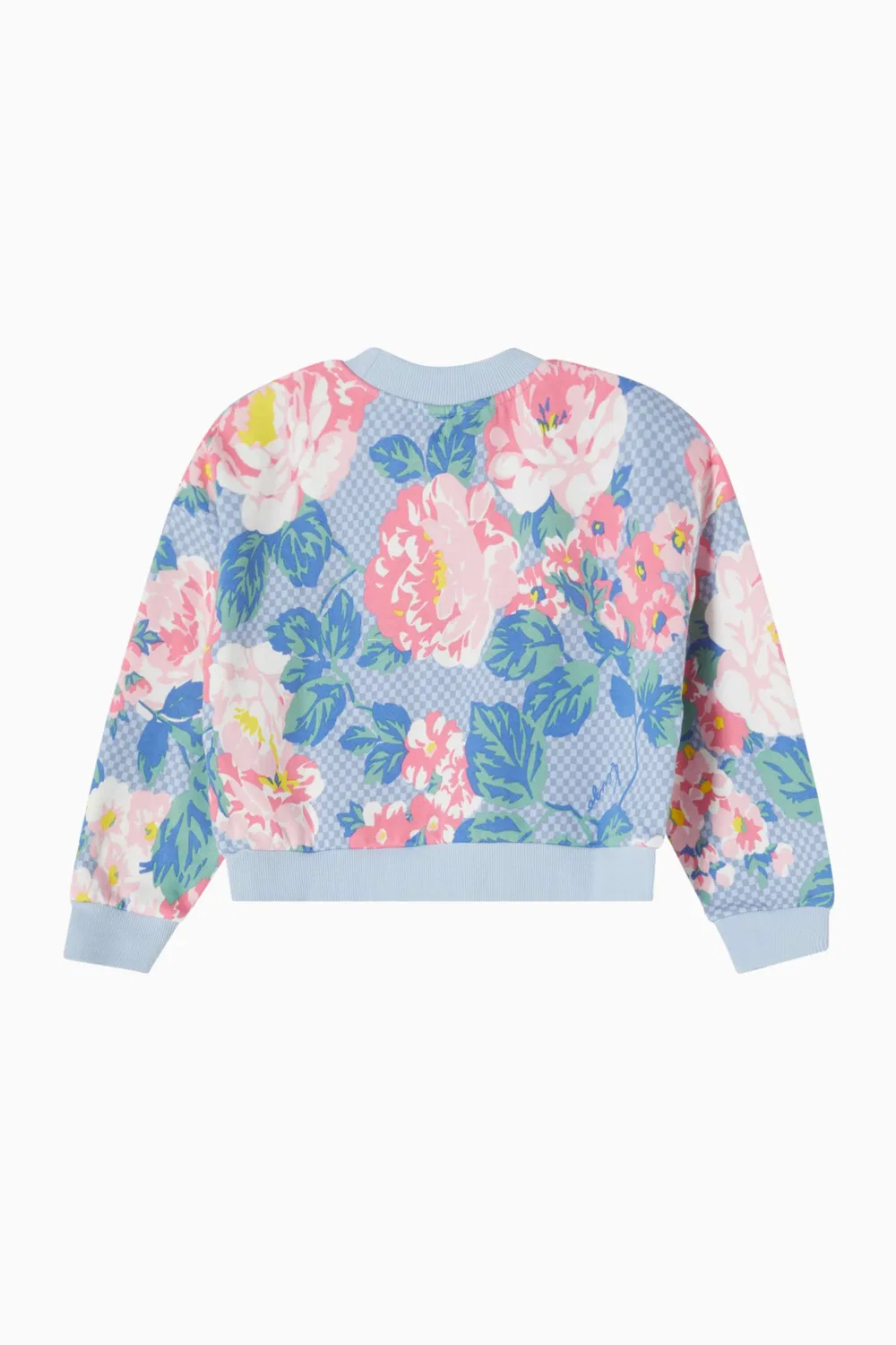 Свитшот с принтом цветочный KENZO KIDS — фото 3