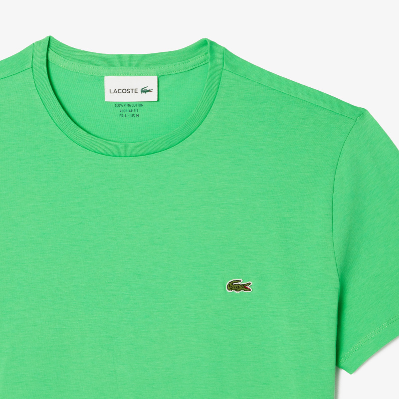 Футболка Lacoste Pima, светло-зеленый — фото 2