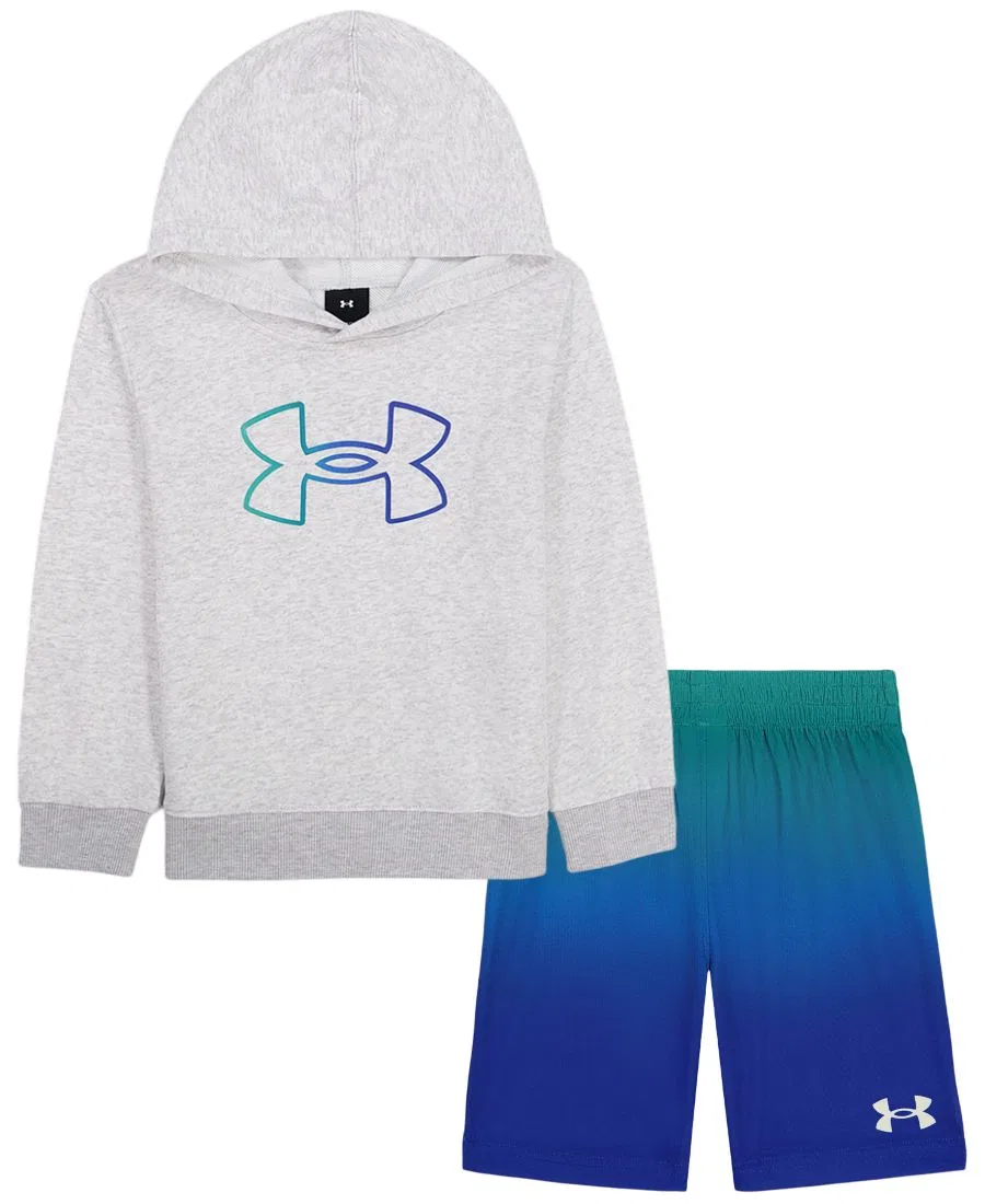 Комплект из худи и шорт с длинным рукавом Under Armour, Mod Gray Heather