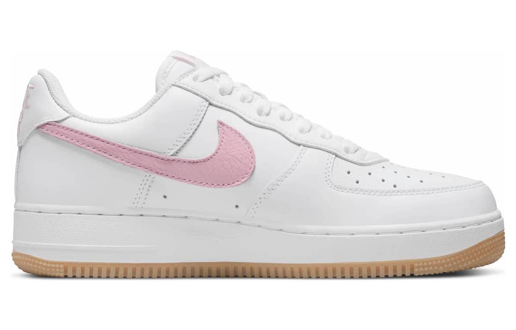 Кроссовки Nike Air Force 1 Low '07 Retro From 82, белый/розовый — фото 2