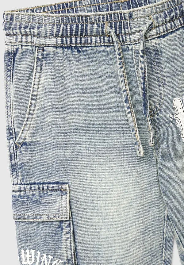 Шорты джинсовые Corto Terranova, blu denim chiaro, синий — фото 3