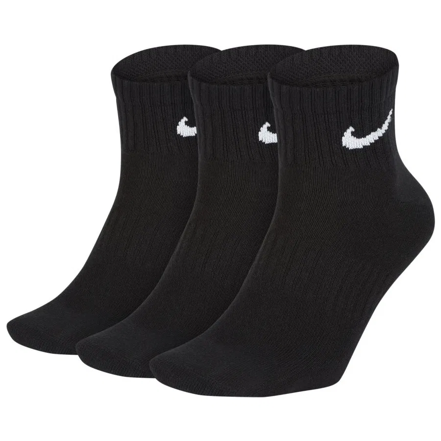 Носки спортивные с цветным принтом Everyday Lightweight Training, 3 пары, Nike, 34-38 см, Разноцветный