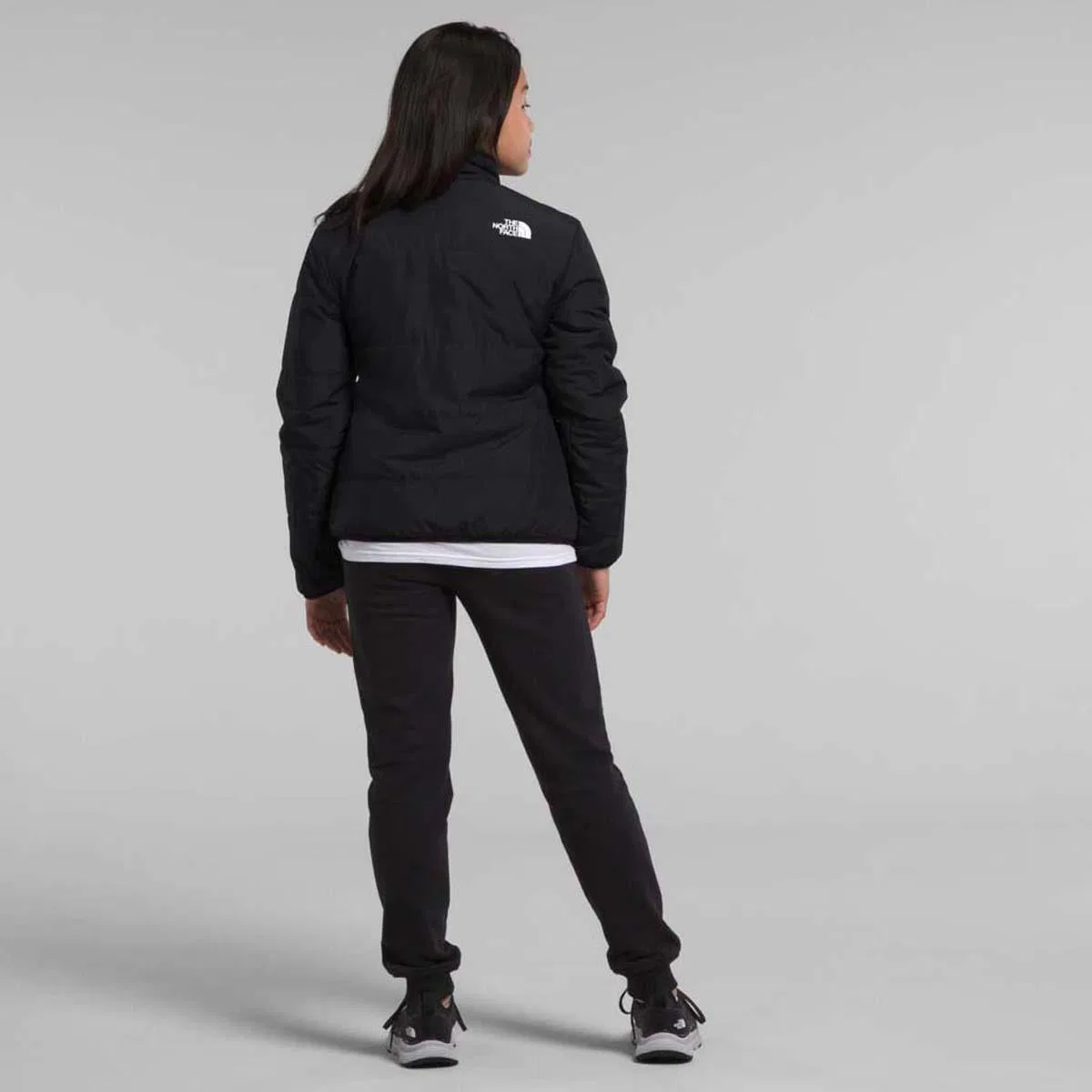 Куртка детская утепленная двусторонняя Mossbud The North Face, TNF Black — фото 2
