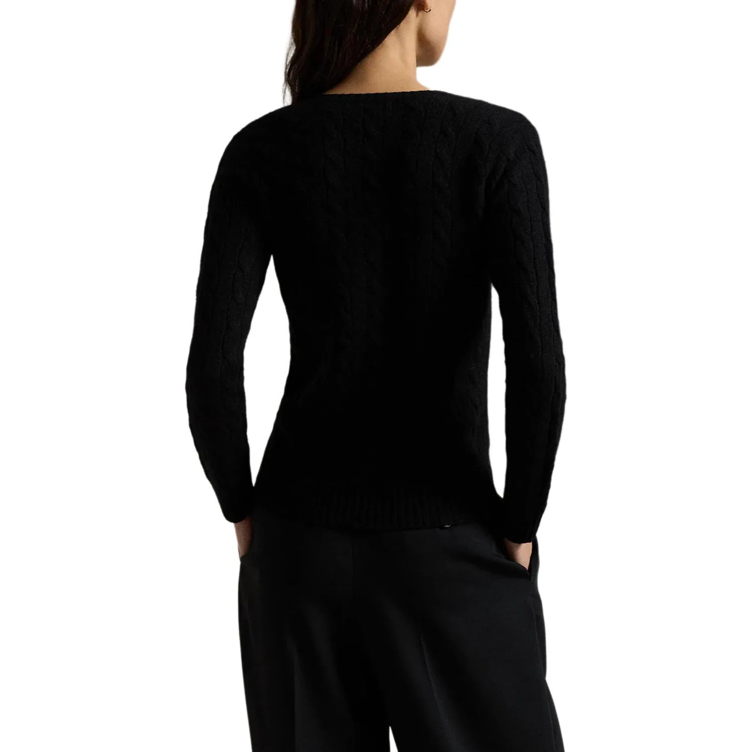 Женский свитер Slim Fit Polo Black Polo Ralph Lauren — фото 4