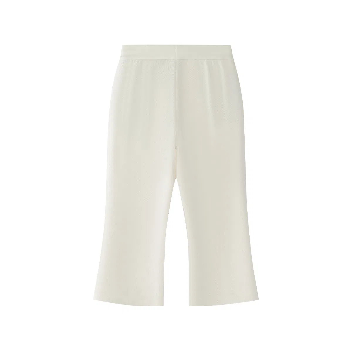 Детские утепленные трикотажные спортивные штаны с принтом FILA KIDS, Maltose White — фото 4