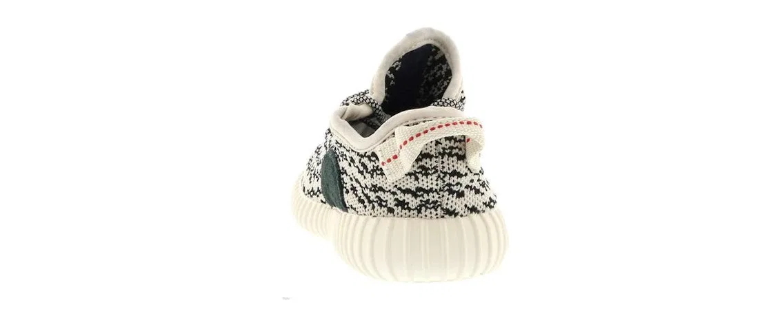 Детские кроссовки Lifestyle с принтом Adidas Yeezy Boost 350, Turtledove/Blue Graphite/Chalk White — фото 4